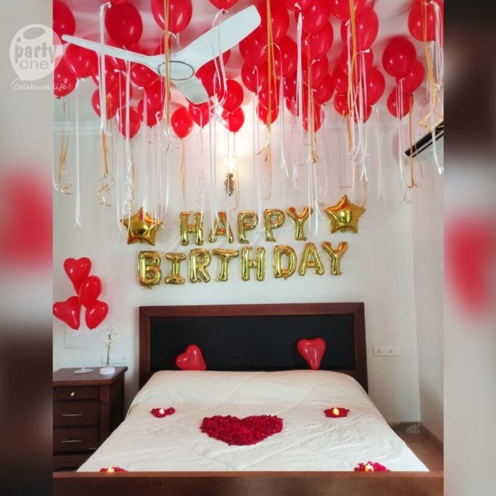 decorations Red Balloon Birthday Room Decoration